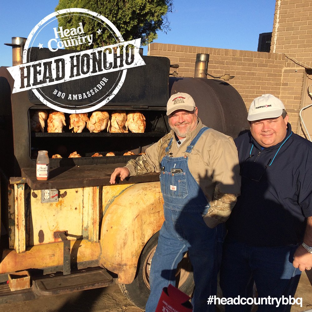 New Head Honchos, Brad Beard and Randy Clonts cooking at Grand National Quail Hunt in Enid, OK #headcountrybbq #bbq