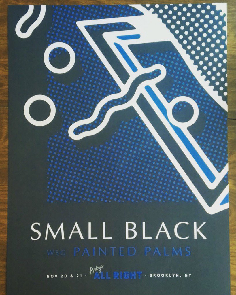 Made special posters for this weekend's sold out run <a href="/BabysAllRight/">Baby's All Right</a> ! Get em at the merch table. Design <a href="/nateutesch/">Nate Utesch — Metavari</a>