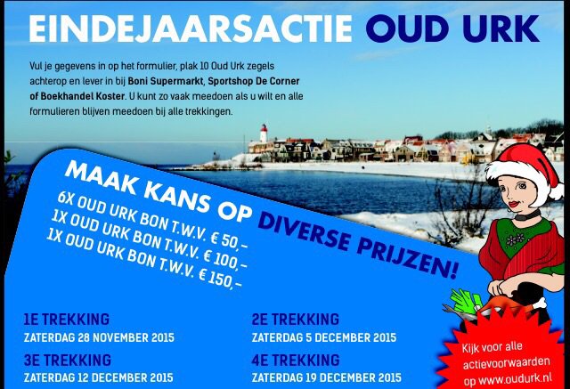 De eerste trekking is niet morgen maar volgende week !! Dus mensen denk aan de actie en lever uw flyer in !! RT RT