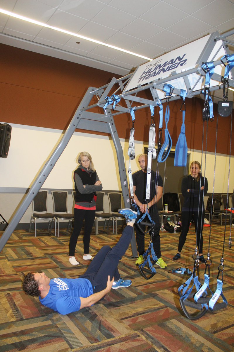 canfitpro's tweet image. Learning to Recover, Restore, &amp;amp; Regenerate with the @astonefitness Human Trainer suspension at the #vanfitnessexpo