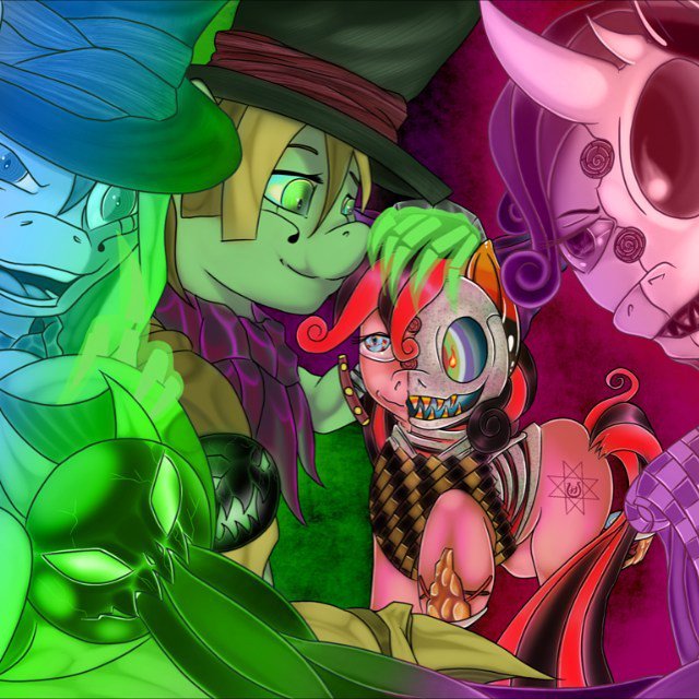PinkieFanClub's tweet photo. #creepy #mylittlepony #mlp #candymare #nightmare #nightmarenight #pinkiepie #raritymlp #ranbowdash #twilightsparkle… https://t.co/CxeVpQBsjs