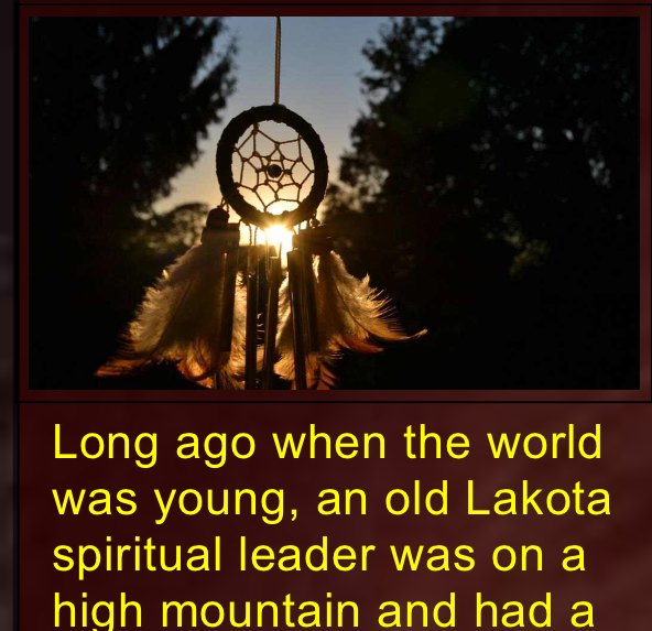 VioletL_Phoenix's tweet photo. Long ago when the world was young, an old Lakota spiritual https://t.co/BaYoME6jzX @sharethis #NativeAmericanLegends https://t.co/g5b38x738A