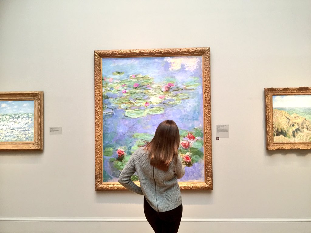 alexarbeaman's tweet photo. Je réfléchis de #Paris, Giverny, et de la paix avec Monet's Water Lilies @legionofhonor.

#musetech #Guidekick https://t.co/xec3AdXzCw