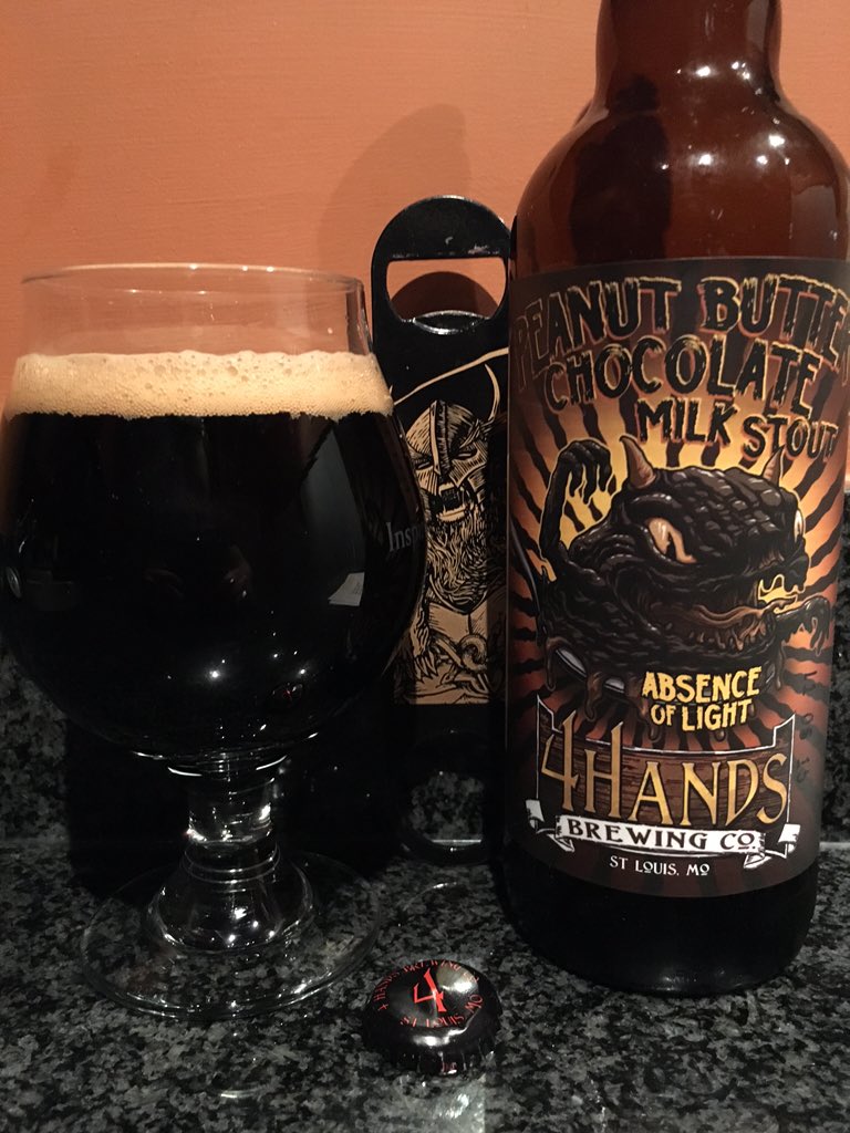 kdharrington's tweet photo. @4HandsBrewery YOU MANIACS!!! You did it! You actually did it! There's PB flavor in here!!! I love you. #pbproblems https://t.co/g0qEjwNaCT