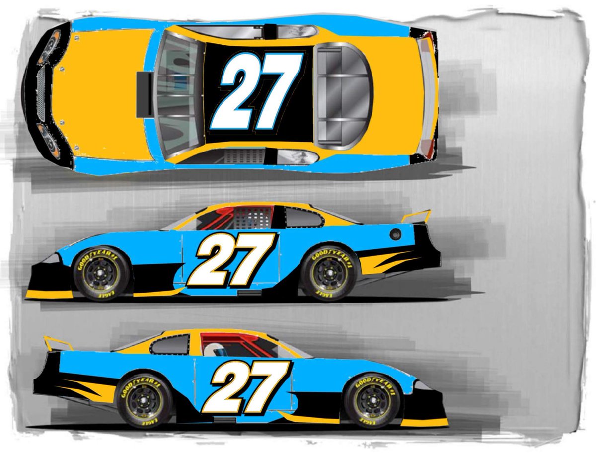 JoeChisholmJr's tweet photo. Working on designing a few schemes for some buddies! Mike Wallace @HawnRacing  @OSCAARRacing https://t.co/pTrDPh0xtl