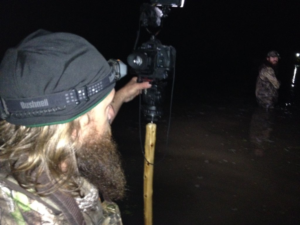 Prepping begins hours before the hunt.