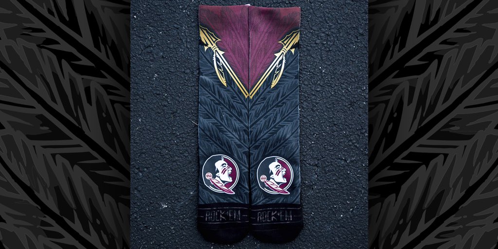 FSU_PartyTutor's tweet photo. Retweet this for chance to win a Free Pair of FSU @RockEmApparel socks in honor of the Unconquered Uniforms tomorrow https://t.co/uhDvQU5SiP