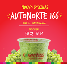 CosechasCol's tweet photo. Ven a conocer nuestro #PuntoCosechas en #Autonorte166 en la Autopista Norte # 166 - 92 ¡Ya abrimos! https://t.co/ZobZwuSvZO