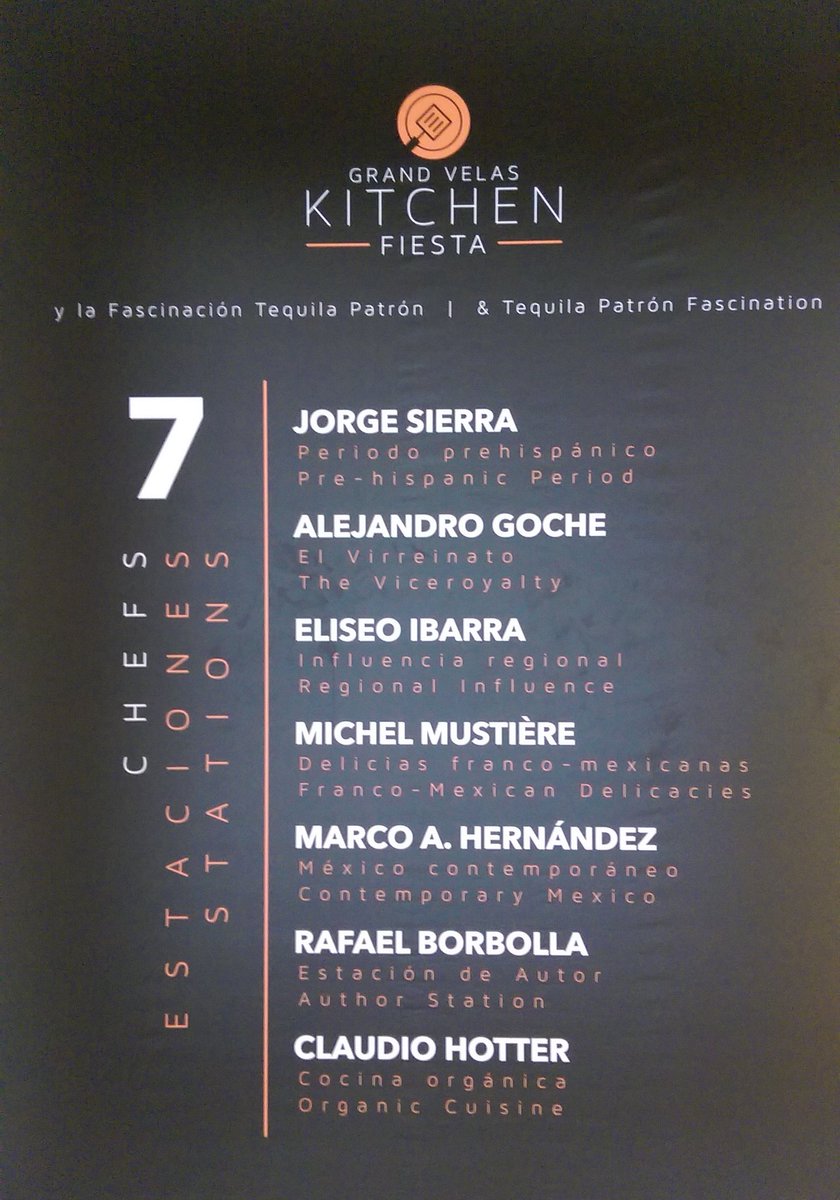 soychefmarco's tweet photo. 7 chefs, 7 estaciones @VallartaGV #FGIKitchenFiesta 👌 https://t.co/KkBtVqrtKh