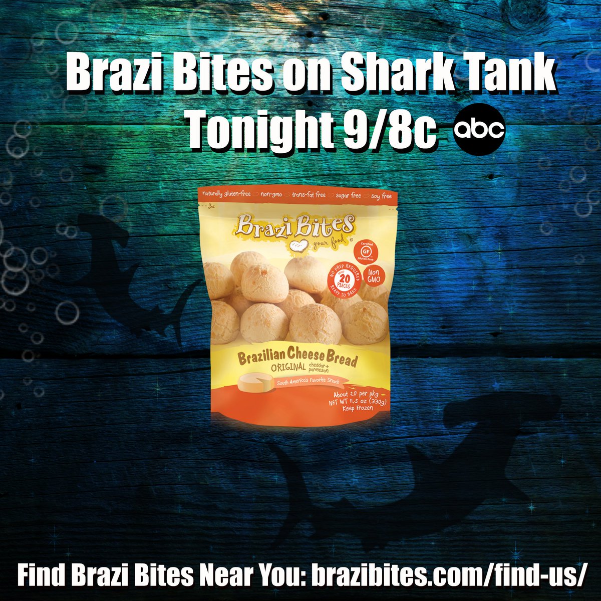 Tonight's our night Brazi Fans! #brazibites #sharktank