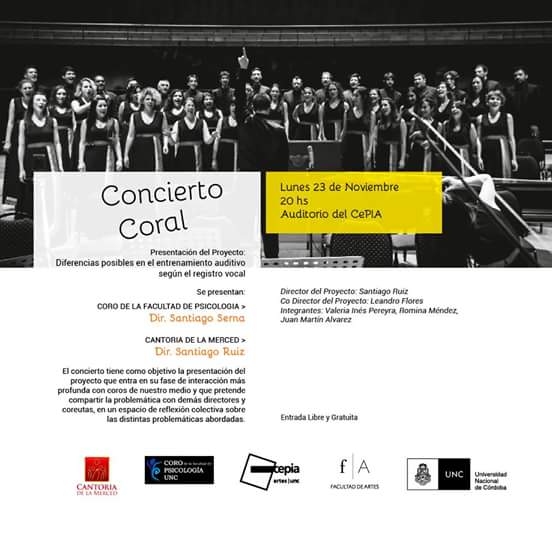 Los esperamos este lunes junto a <a href="/lacantoria/">Cantoria dela Merced</a> para disfrutar de mucha música!