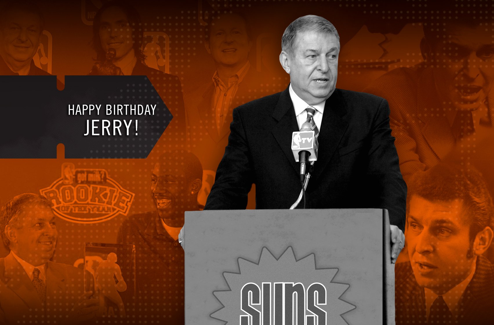 To help us wish Ring of Honor member Jerry Colangelo a happy birthday. 