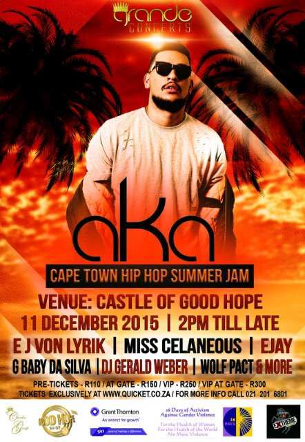 Keff_Wolfpact's tweet photo. #16daysofactivism #hiphopsummerjamcpt #Wolfpact https://t.co/WAV9ng25Zt