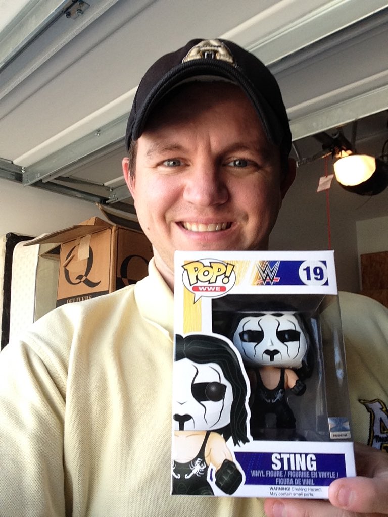 AppStateAlum05's tweet photo. Can you Say #Awesome @Sting @FunkoPopShop that I picked up at #CoastalComics @WWE @WWEUniverse @WrestleCade https://t.co/W6i49z3RdF