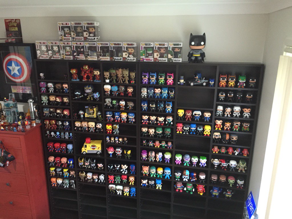 gre407's tweet photo. @CollectorCorps This my 7 year old son Ryan collection with space for more he is getting for xmas. https://t.co/bxaBz2E88P