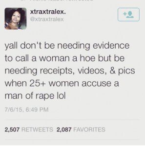 feministing's tweet photo. Tweet of the Day: @xtraxtralex on skepticism of survivors https://t.co/gU1EmPHF5f by @BadFatBlackGirl https://t.co/diTmatEQeY