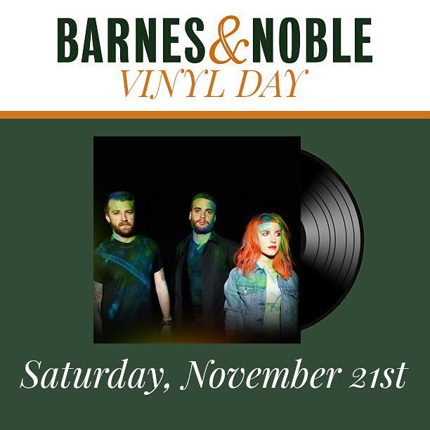 paramorism's tweet photo. #paramore: The self-titled album will be available at Barnes &amp; Noble tomorrow for Vinyl Day! (https://instagram… https://t.co/SdeQwqAexO