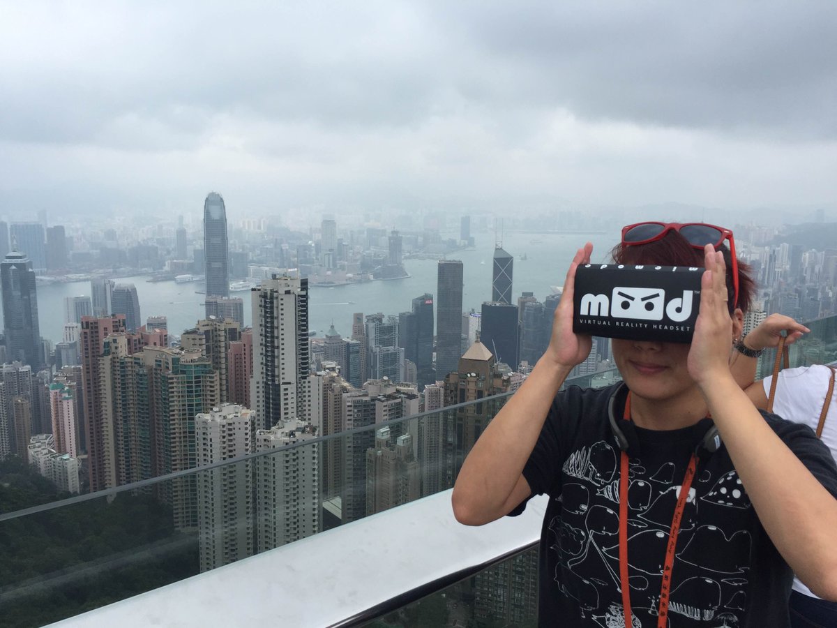 miemode_crew's tweet photo. #Miemode in #HongKong! Surroundings are limitless when you have #VirtualReality. Travel the world with us! #VR https://t.co/sTGZSaD0Ic