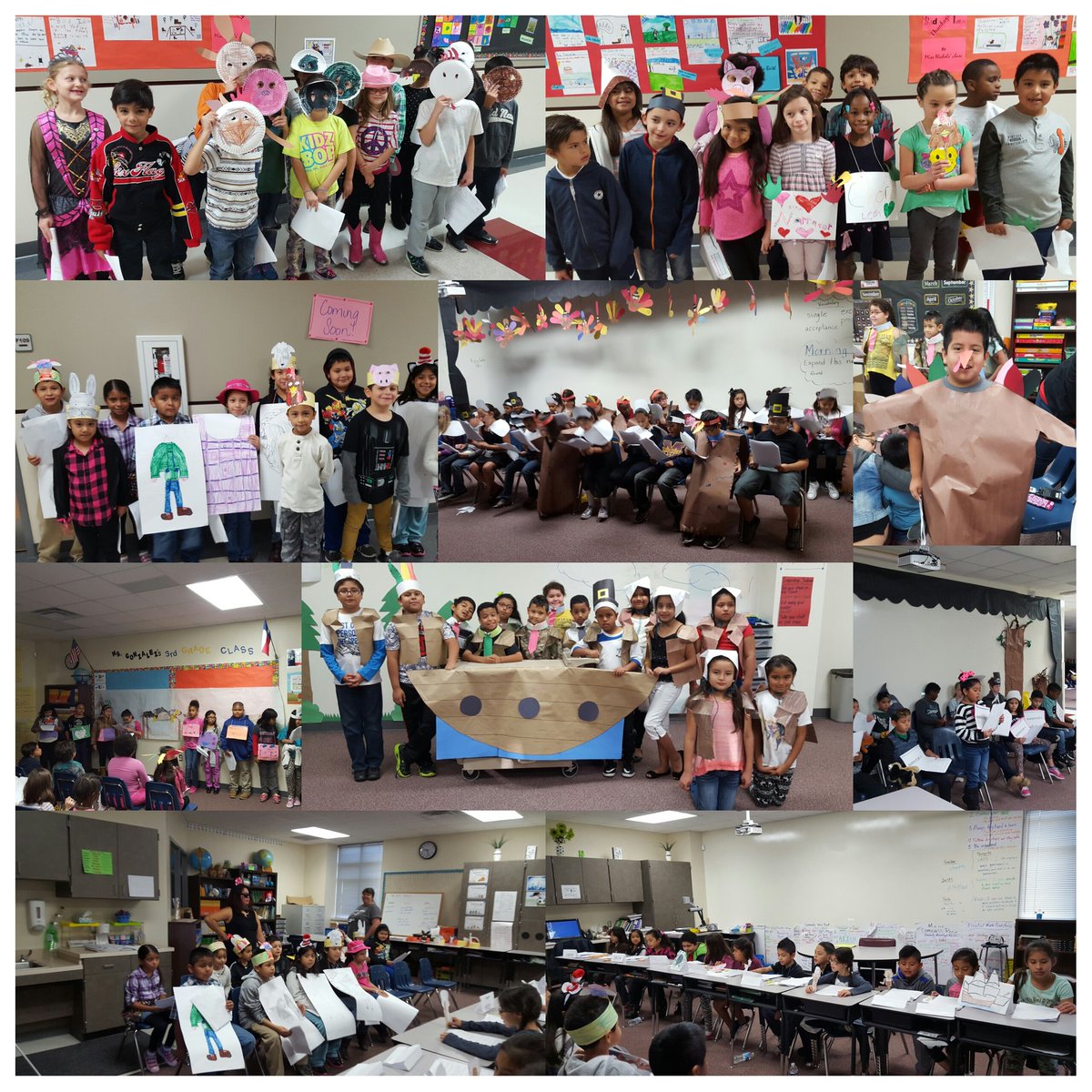 MemorialPISD's tweet photo. @MemorialPISD students did a great job presenting #TheThanksgivingPlay #HappyThanksGiving 🐓🍁🍂#Bobcatscan https://t.co/TU8TscII4E
