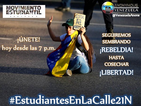 LadyBloodV's tweet photo. O te formas o te conformas CONVOCATORIA
#OpRescateALaUni 
#EstudiantesEnLaCalle21N 
>https://t.co/pOtvJsgNHx https://t.co/M68UOJD4tV