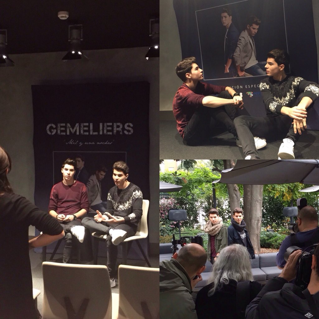 Imparables <a href="/GemeliersMusic/">Gemeliers Oficial</a> en su presentación a los medios italianos!!!! Más fotos en #GemeliersOfficialApp 😉
