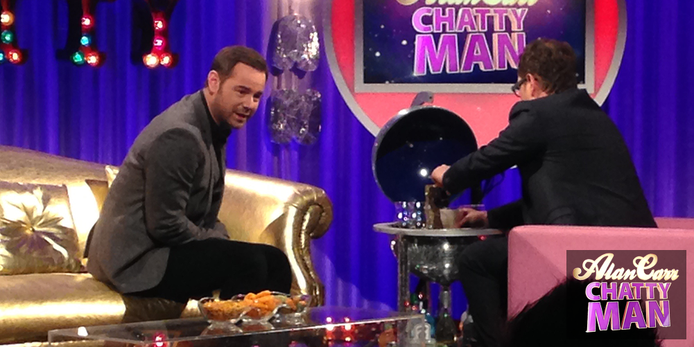 chattyman's tweet photo. ONLY 30 MINS TILL THE CHATTIEST #CHATTYMAN EVER 😂!! Sam x https://t.co/tmQFP9Gd39