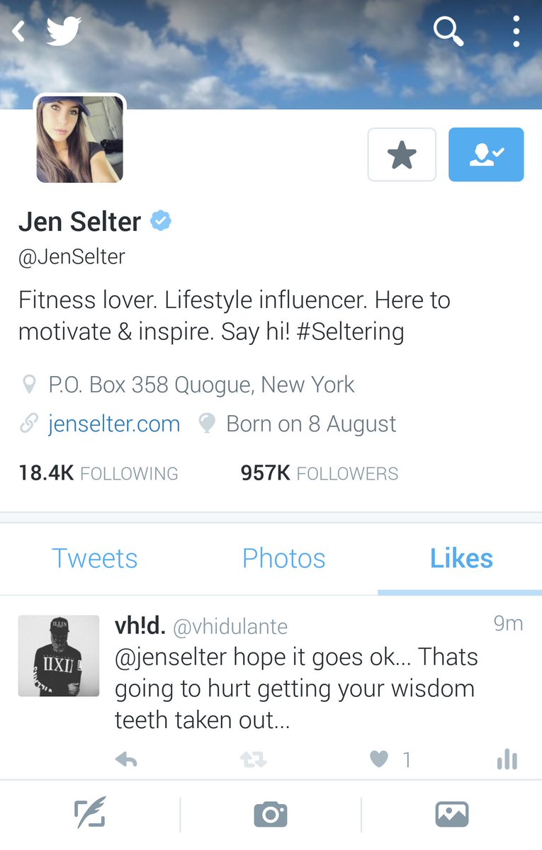 vhidulante's tweet photo. @JenSelter noticed me😍 https://t.co/TU20RRpbyT