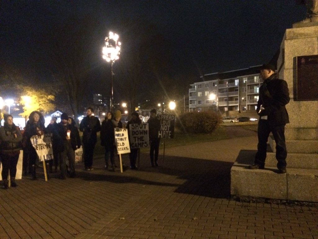 Camp14_Project's tweet photo. @ProfessorHuish gives his final words. A job well done to all that marched. The fight is not over. #Camp14project https://t.co/1qh5Q1W8JQ