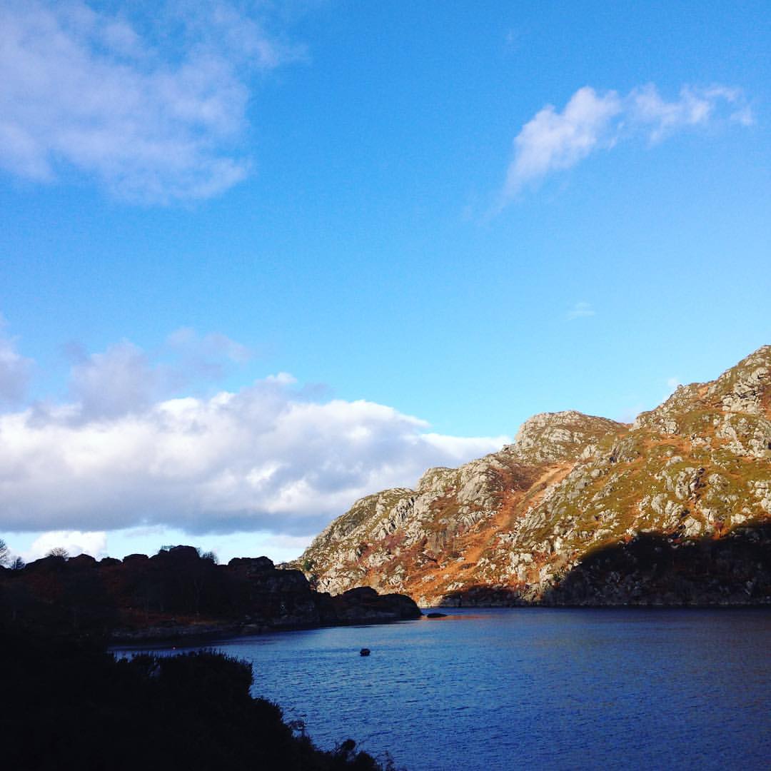 Sun shining down on DAY 1 on Eilean Shona for Shona Projects Pilot Weekend - bring on the next 2 days coming up...
