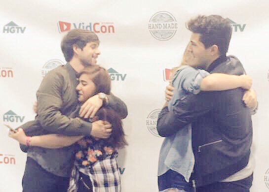 ourlouves's tweet photo. @smoshanthony @SmoshIan I love you guys so much,and you have done so much for me. I can't thank you enough. #SMOSH10 https://t.co/V6zOyHu0Tb