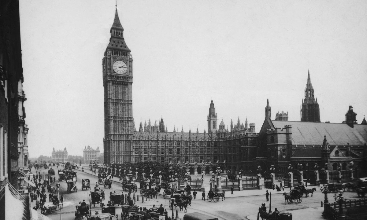 This is What Palace of Westminster Looked Like  in 1868 