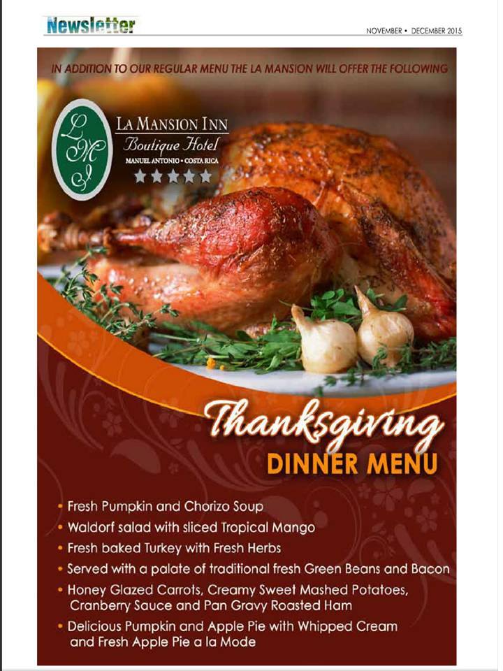 MansionInn's tweet photo. This is our special menu for Thanksgiving! Join us on this special date! at La Mansion Inn ! https://t.co/GyBiHc9bH8