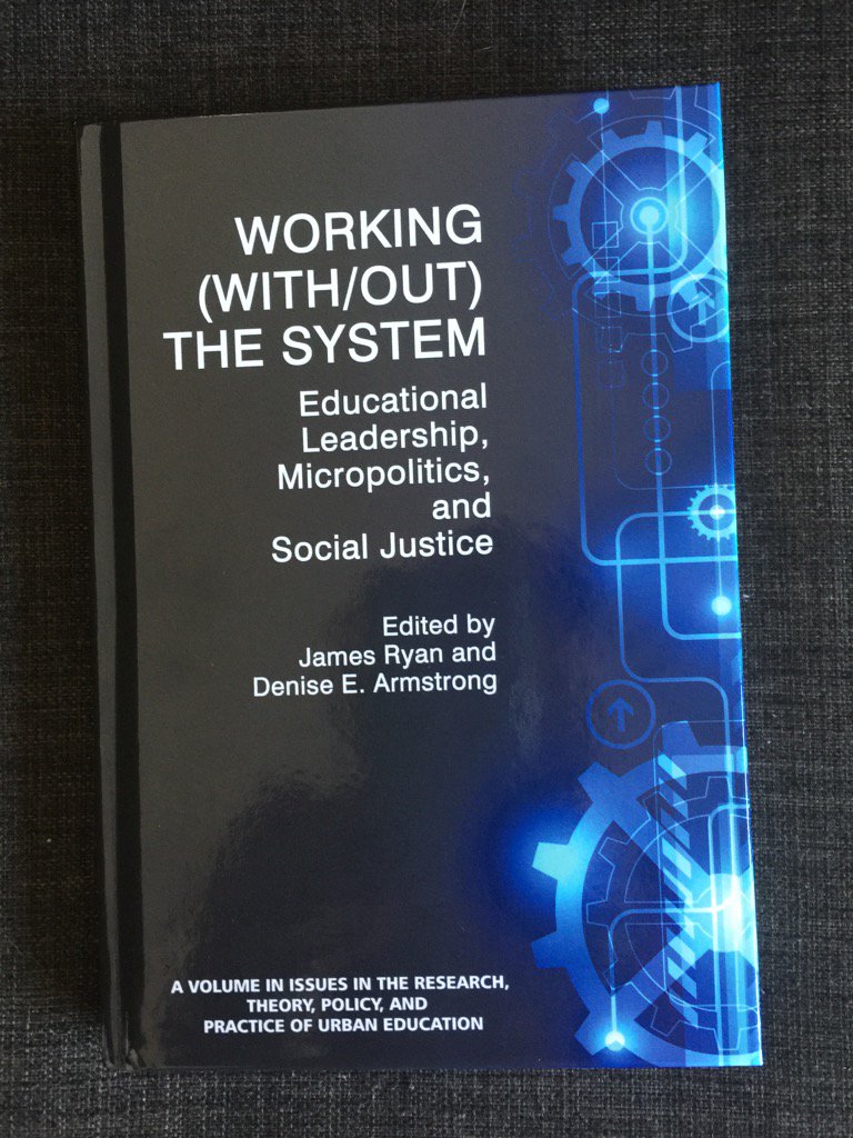 DrKatinaPollock's tweet photo. Just released from @InfoAgePub : @jamesryanOISE &amp; Denise Armstrong @OISENews @OISELibrary @BrockEducation #UCEA15 https://t.co/B9OpxcNfFy