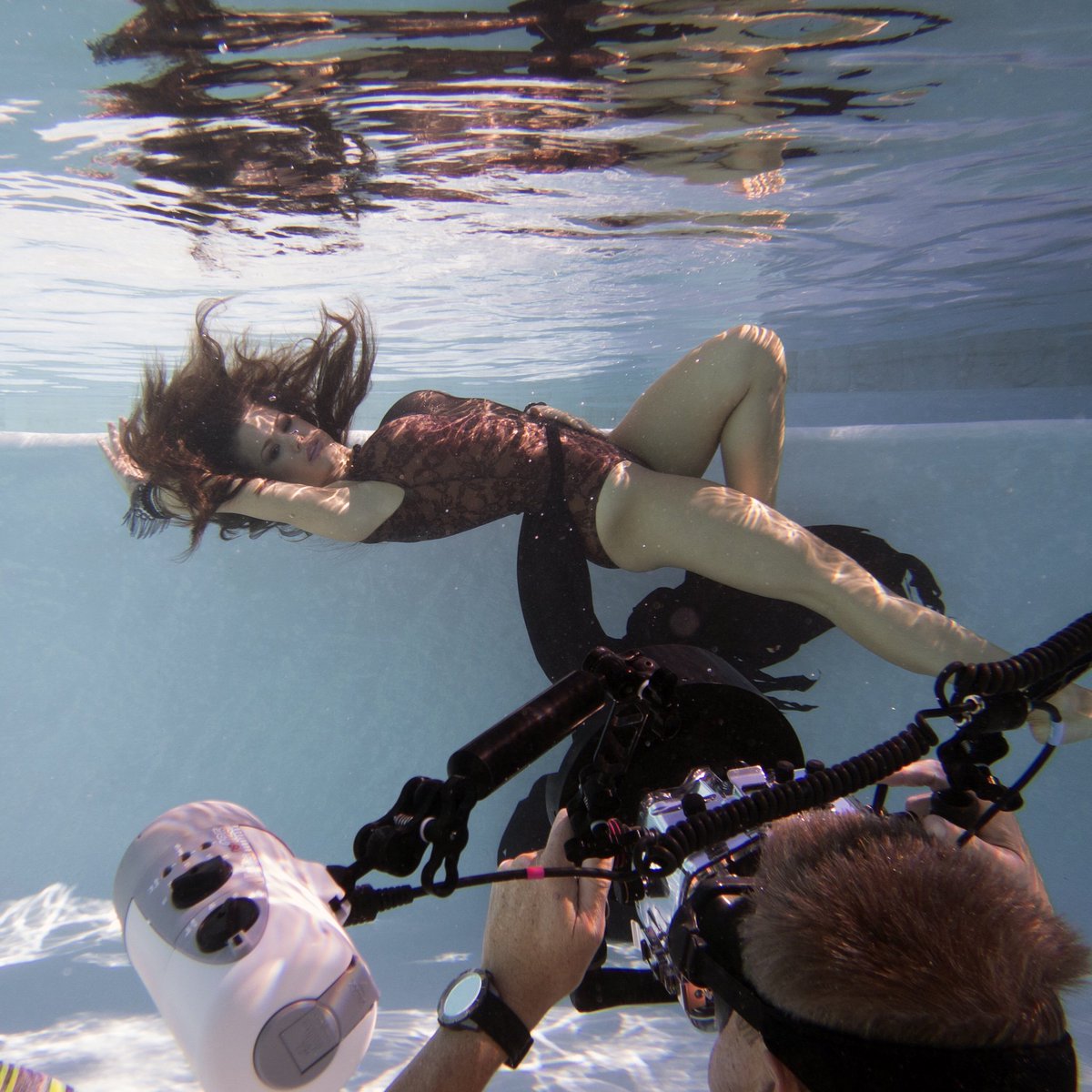 RealBrookeAdams's tweet photo. #BTS of my under water shoot today with https://t.co/oKuDlyV54B. 
I can’t wait to show u the real shots! https://t.co/IyhpLnWK7q