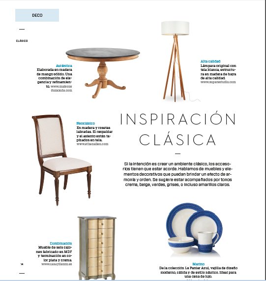 Si la intención es crear un ambiente clásico, los accesorios tienen que estar acorde a lo deseado. #EspaciosRevista