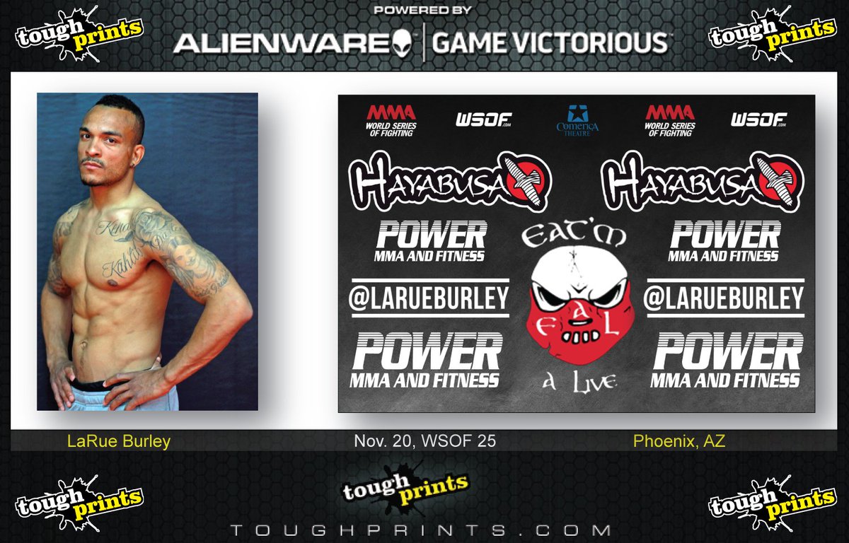 @MMAWorldSeries @ComericaTheatre @Hayabusa_MMA @LaRueBurley @Powermmafitness @AlienwareMMA