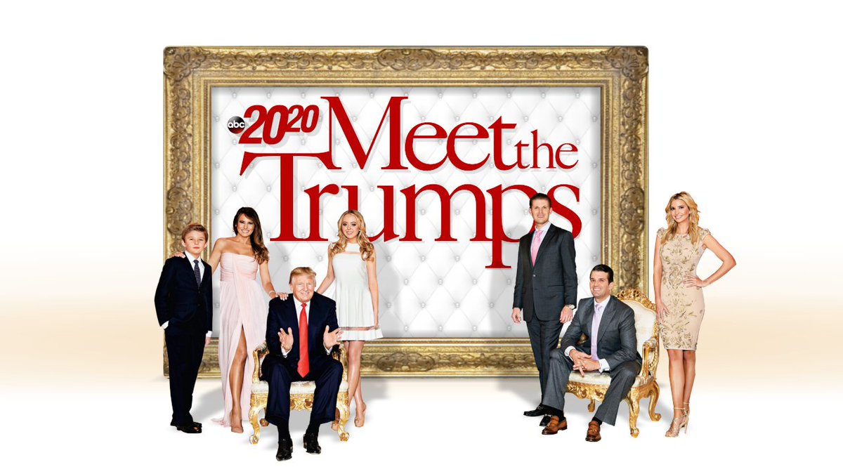 Meet The Trumps – A @BarbaraJWalters exclusive starts now in the EAST! #ABC2020