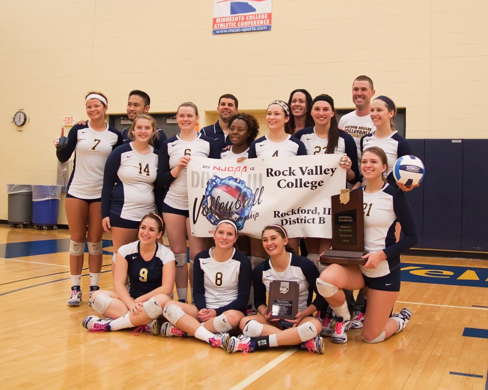 RVC_Athletics's tweet photo. 50th Fridays: Our volleyball team won its 3rd @NJCAA title on 11/10/12 & set single season record w/40 wins. #RVC50 https://t.co/O2meGfICFK