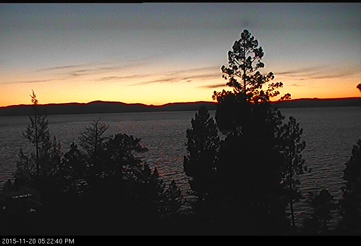 NWSMissoula's tweet photo. How about this one from #YellowBay Hill looking across #FlatheadLake via our friends @FLBSUM. #MTwx #sunset https://t.co/ftGXANUhTx