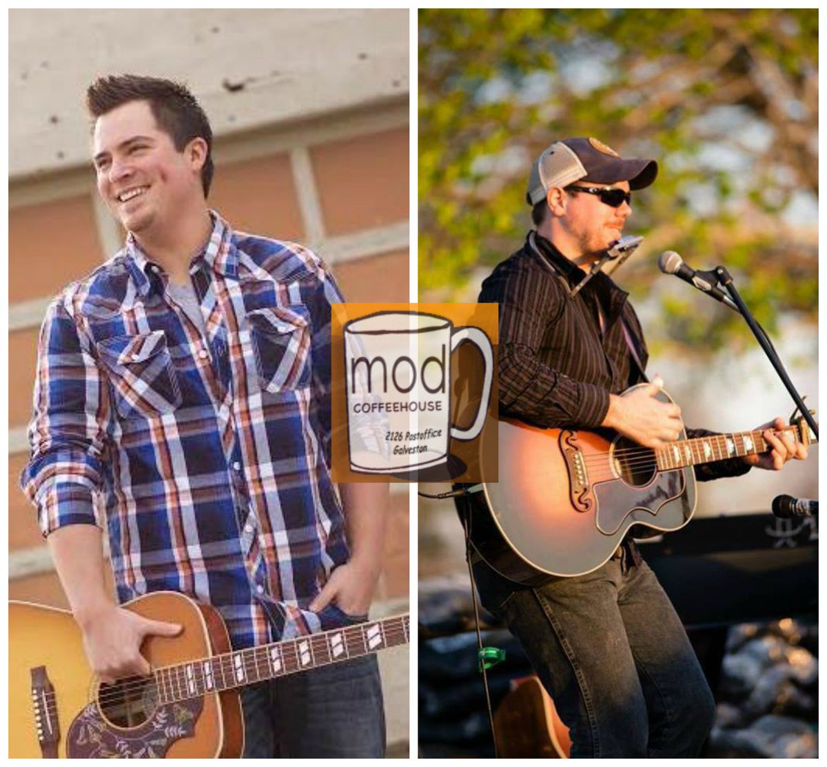 MyDowntownGalv's tweet photo. Perfect #Dateight: Music from Justin Pecina on Fri. &amp; Tommy Lewis Sat. 7-9PM @ModCoffeehouse  #LoveGalveston #Coffee https://t.co/ZDa6fJtSay