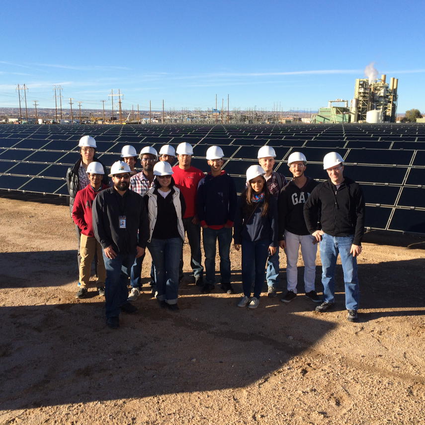 olga_lavrova's tweet photo. Thanks @PNMtalk for a tour of your Reeves solar facility for my class. https://t.co/xxL59k4N1i