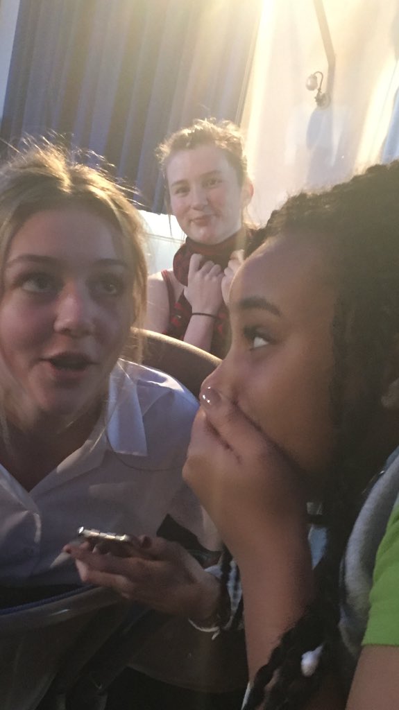 So I met Miley Cyrus the other day and got a peng photobomb as well  happy birthday beautiful      