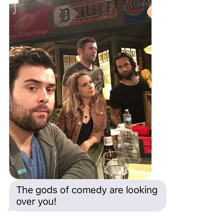 iambonafide's tweet photo. @Rebeccakoelling and I got this response from @DannyB_phone!Made our day! #UndateableLive #DialDanny https://t.co/6LZIeOH6nC
