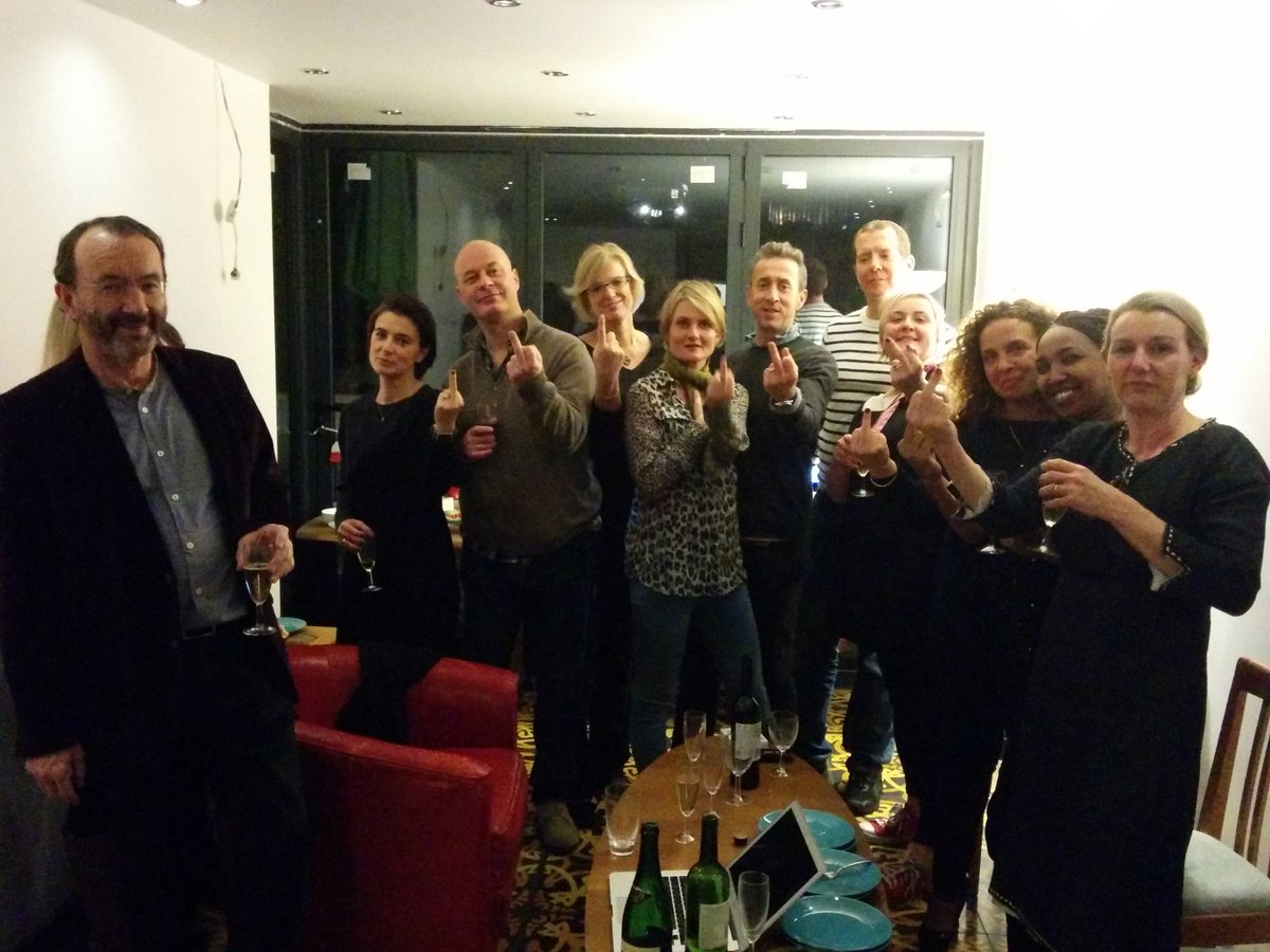 markbirbeck's tweet photo. Glasses and digits raised to celebrate life, food and friends. #Parisislife https://t.co/tXJADgL89s