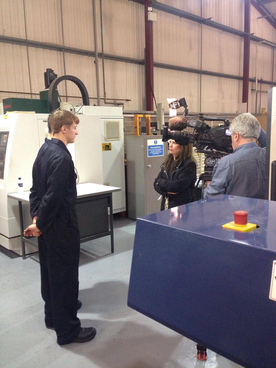StHelensCollege's tweet photo. Tune into the @daily_politics show at 11 & find out about our #LogisticsAcademy in partnership with @KnowsleyCollege https://t.co/9p7sLd0pIq