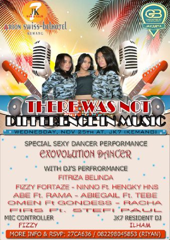 GroovyBeat_ent's tweet photo. 25 november @GroovyBeat_ent at JK7 (swissbell) KMG JAK-SEL !! See you https://t.co/Ye6wjBQrkZ
