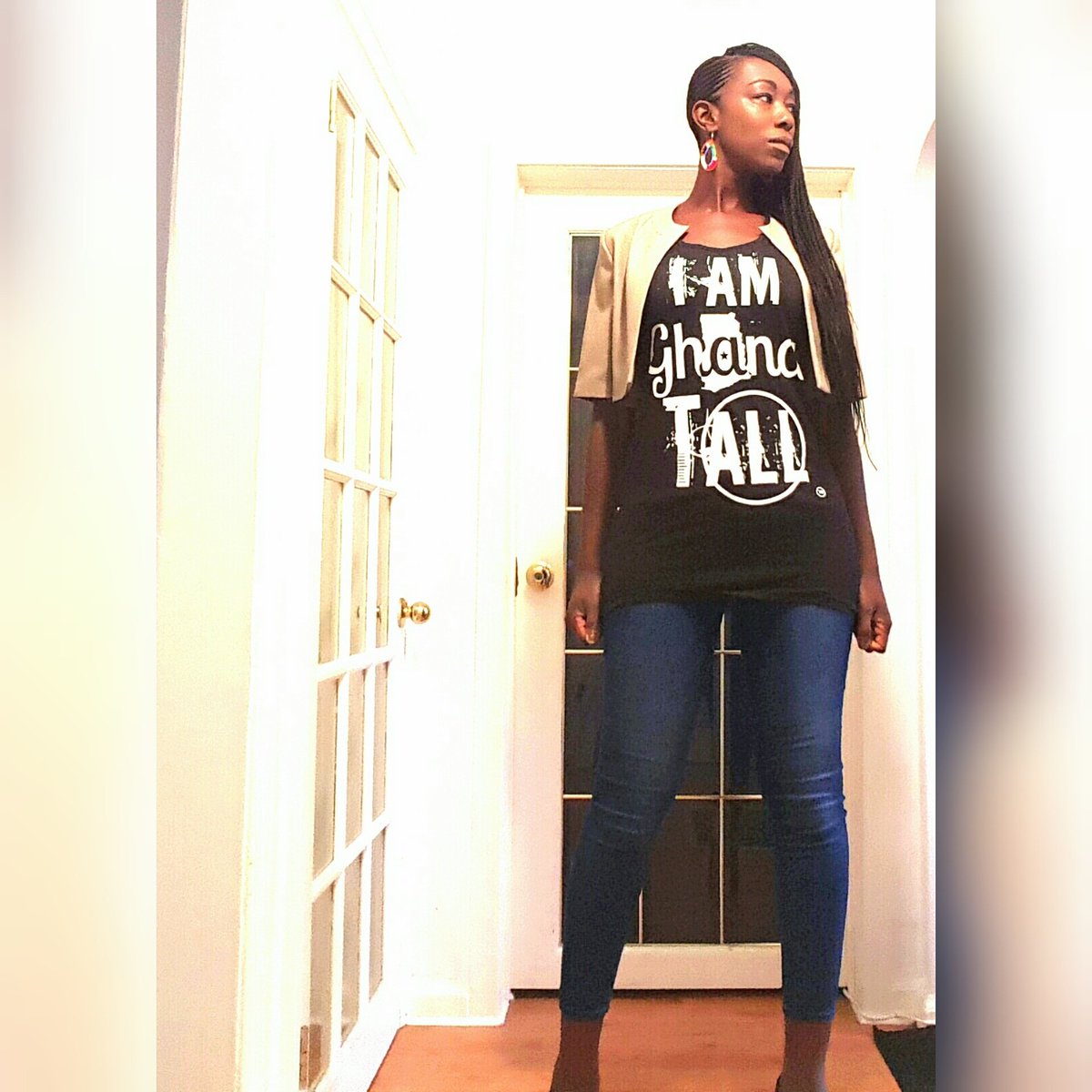 ivyprosper's tweet photo. Wearing my @XLT_Clothing tank #IRepTall series Reppin' #Ghana #Toronto #tall #XLTClothing #XLTCommunity #6Appeal https://t.co/d05PDz7SM9