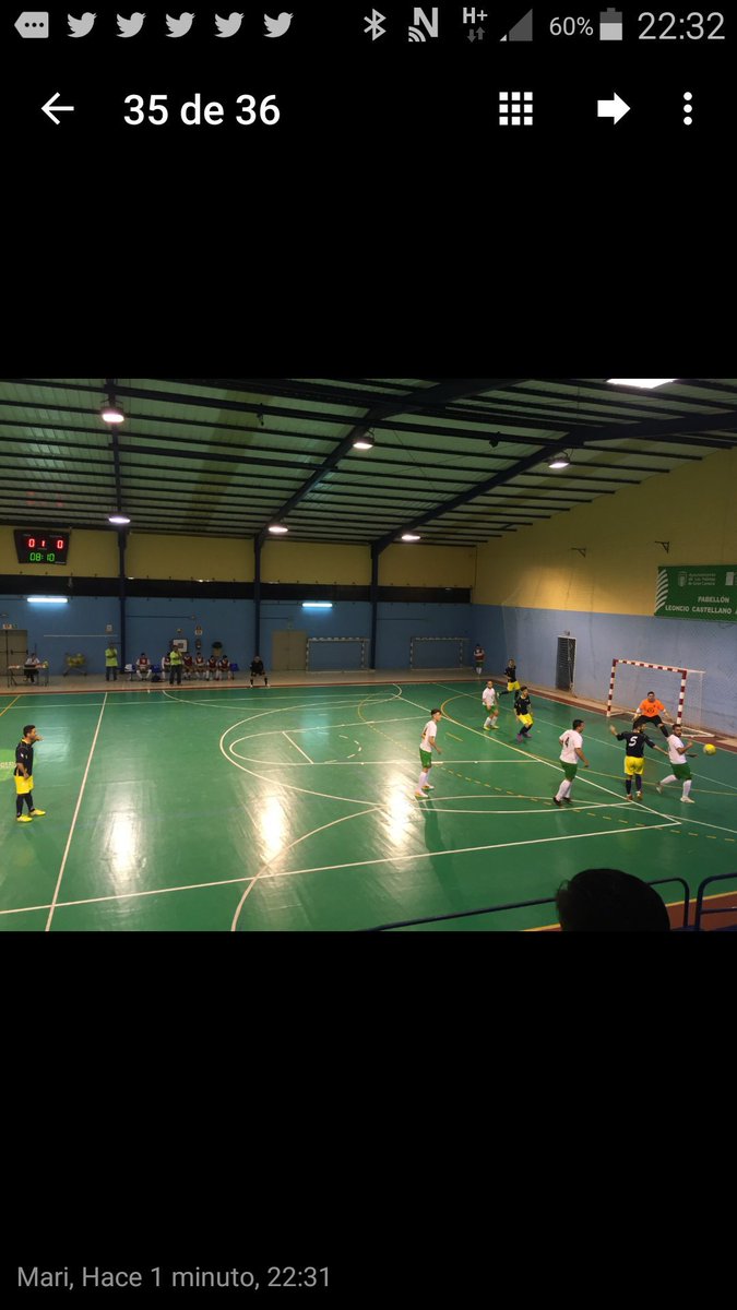 ATerorfutsal's tweet photo. @Timadafe 1 vs @ATerorfutsal 0 # preferente al descanso https://t.co/NppsDmU0RS