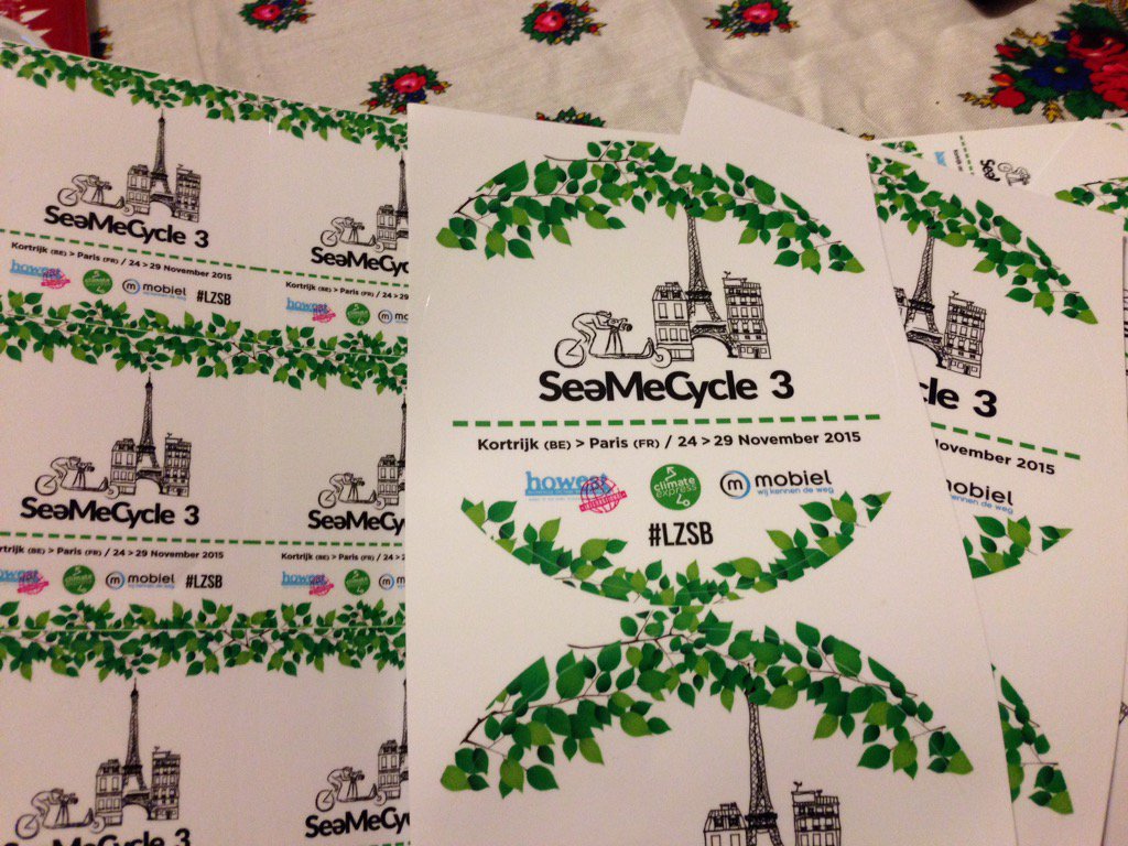 SeeMeCycle3's tweet photo. #SeeMeCycle stickers arrived &amp; are beautiful Thanks @PlakwerkOntwerp #LZSB @Howest_Intl @Climate_Express @Mobielvzw https://t.co/YryHLo0iIb