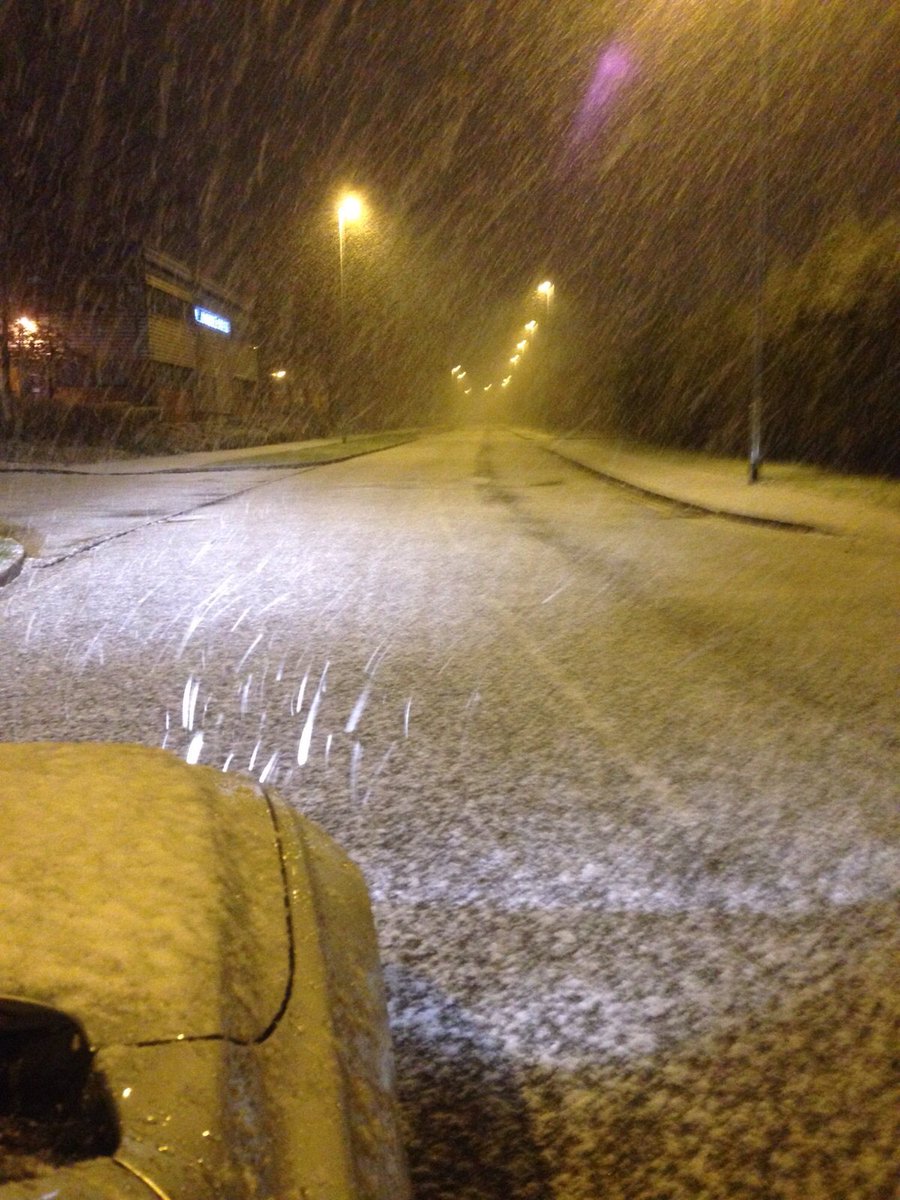 Snow arrives in the Midlands! | Central - ITV News